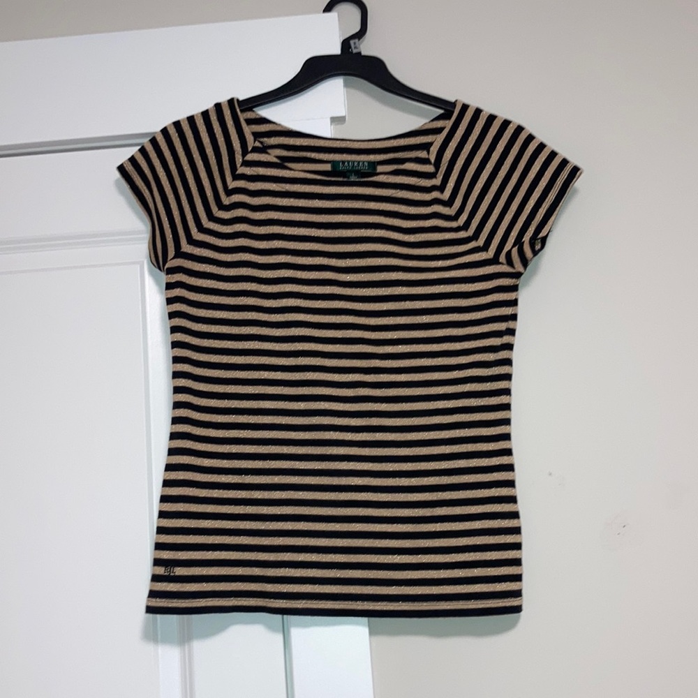 Ralph Lauren, black, and gold shirt - Picture 4 of 4